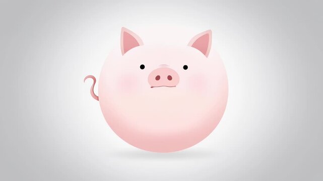 piggy bank on white background