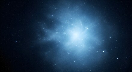 Fototapeta premium Vast cosmic nebula glowing with countless stars in deep space, a brilliant celestial spectacle