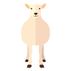 Wool sheep lamb hoof flat © Vexels