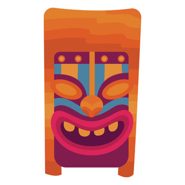 Mask guise face flat