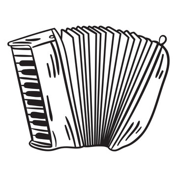 Squeeze box accordion instrument stroke