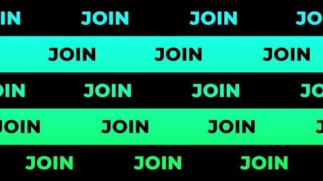 join button on digital grid background for teamwork and collaboration loop