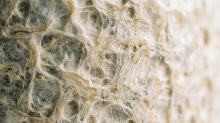 Obraz premium Close-Up of Textured Organic Material Macro Texture Organic Close-Up Fiber Nature Details. Concept featuring macro, texture, organic, close-up, fiber for professional commercial design.