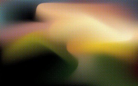 Abstract blurred nature inspired gradient background with soft sunset colors, green yellow and warm tones, dreamy defocused light texture, artistic backdrop for design, wallpaper and creative digital 