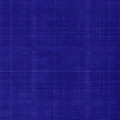 Fototapeta premium Deep blue textured plaid seamless pattern with grunge brush effect. Rich modern textile background perfect for digital design, fabric prints, and bold creative projects.