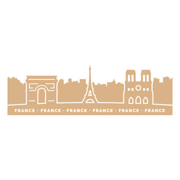France skyline