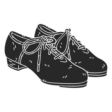 Simple dancing tap shoes clothing