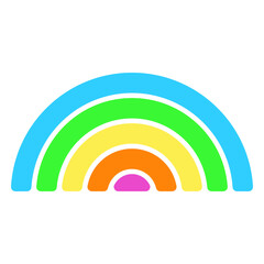 Fototapeta premium Vibrant rainbow