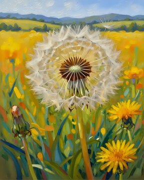 Macro diente de le&oacute;n.