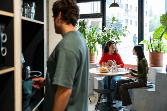 Multiethnic team enjoying a collaborative work session