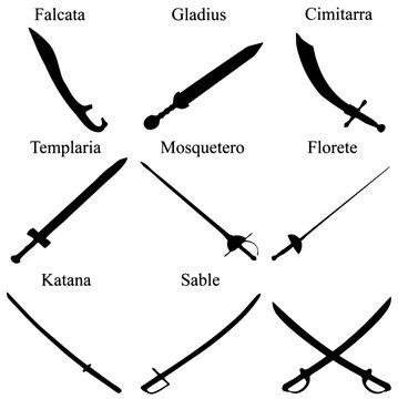 Espadas hist&oacute;ricas