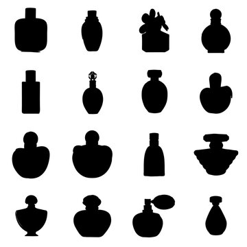 Frascos de perfume y colonia
