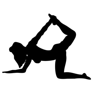 Mujer haciendo estiramientos