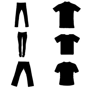 pantalones y camisetas