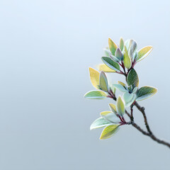 Obraz premium spring flowers on blue sky