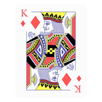 King of Diamonds deck card