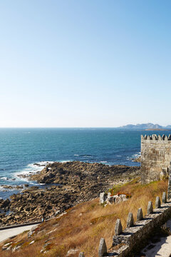 Monterreal fortress overlooking the Atlantic Ocean