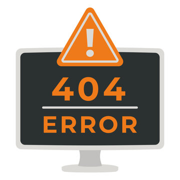 404 error on a computer screen