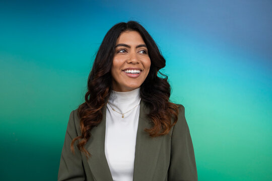 Confident businesswoman with a positive expression