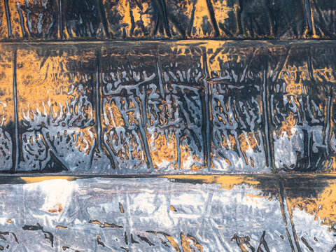 Abstract salt texture with contrasting earthy tones