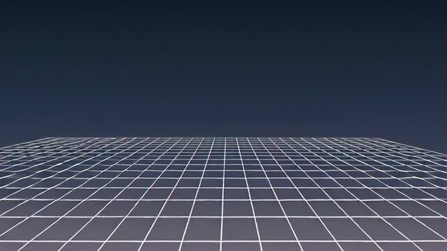 Modern solar panel grid texture with futuristic perspective and blue gradient lighting