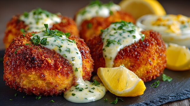 Fishcakes with herbs