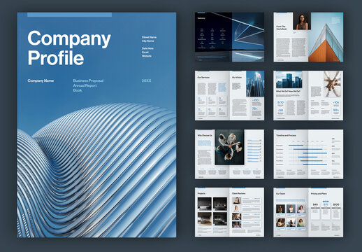 Company Profile Brochure Layout