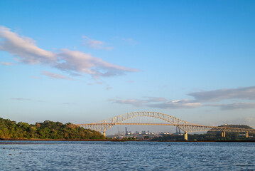 Bridge of the Americas at the Entrance of Panama Canal © Walter