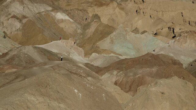 Artist&Iacute;s palette landscape of colorful rocks near Death Valley, CA