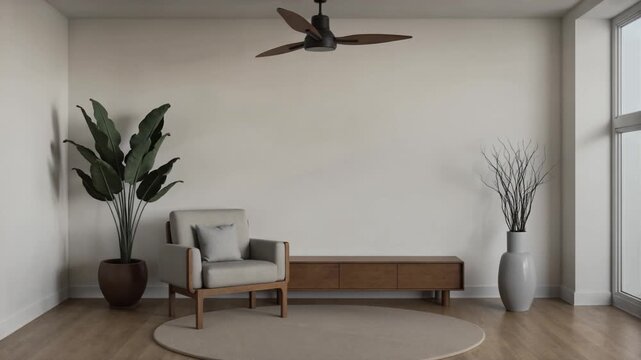 timelapse in modern living room