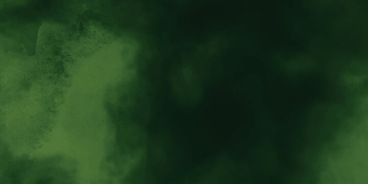 Dark forest green watercolor wash background with soft blended edges and subtle paper texture