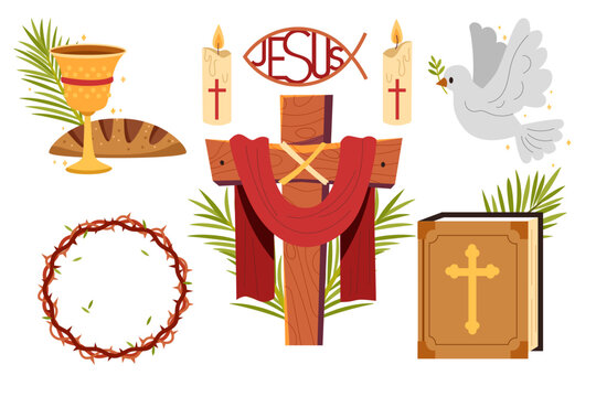 Set of Palm Sunday Faith Elements