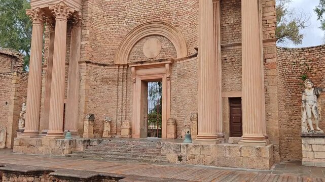 Ancient Roman Theatre of Calama in Guelma, Algeria - Well-Preserved Archaeological Heritage Site