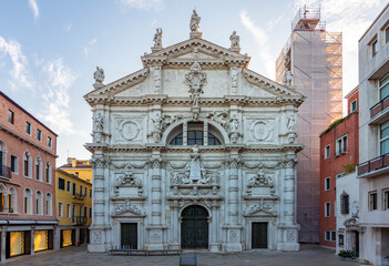 Fototapeta premium Chiesa di San Moise church in Venice, Italy