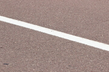 Fototapeta premium Road Center Line Marking