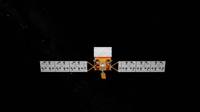 Satellite Fermi Gamma-ray Space Telescope . Elements of this image furnished by NASA.