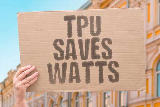 "TPU Saves Watts" Tensor processing units save watts by cutting out the general-purpose logic that CPUs carry but AI workloads never use. AI. TPU. COMPUTE. CHIP. TENSOR.