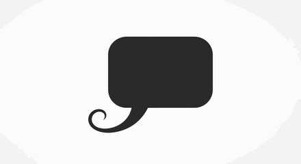Naklejka premium Black quotation mark symbol icon.