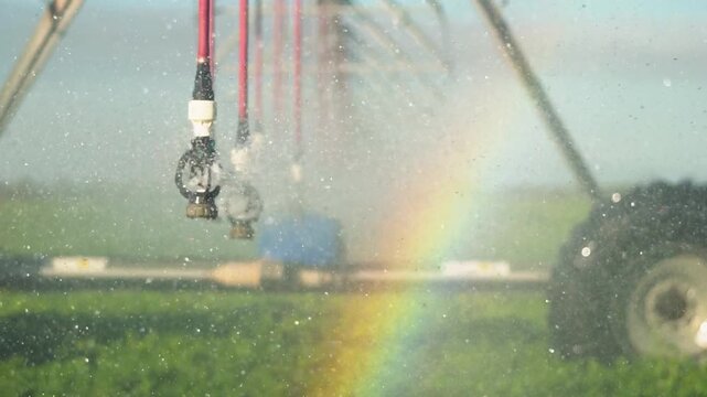 Sistema de agua riego para campos productivos