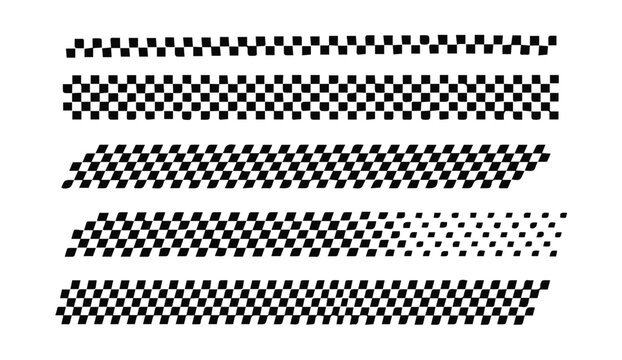 checkerboard background textures variations skewed gradient trapezoid