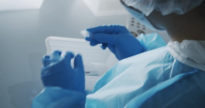 Modern medical diagnostics laboratory for COVID-19 corona virus testing in Berlin, Germany