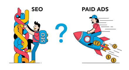 Fototapeta premium SEO vs