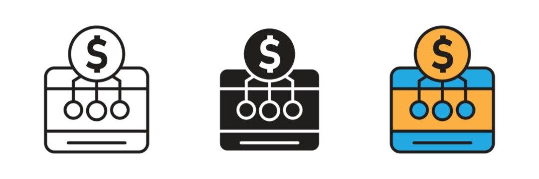Secured Financial Document Vector Icon. Vector illustration of a financial document with a dollar sign and shield, perfect for representing secured contracts and wealth protection.