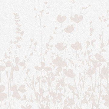 Delicate watercolor botanical digital paper floral background 