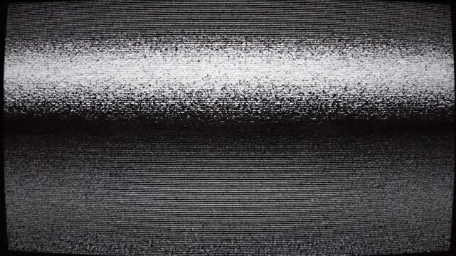 A textured, grainy grayscale pattern with a layered appearance, mimicking digital static