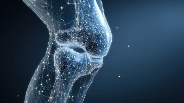 Digital Knee Joint Plexus Structure Science Technology