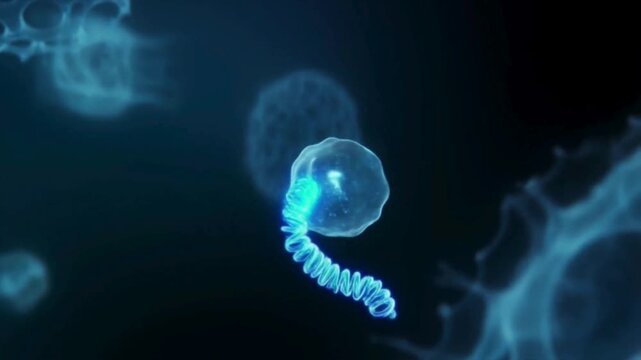 Developing Embryo Glow | Human Life Beginning | Embryonic Development Art
