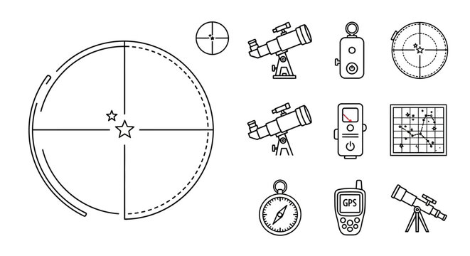 Telescope and astronomy navigation tools.