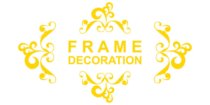 Decoration of element or vector, clip art, and symbol. Flat design of  element concept and simple design for decoration