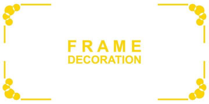 Decoration of element or vector, clip art, and symbol. Flat design of  element concept and simple design for decoration